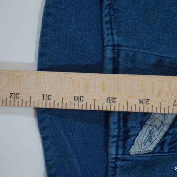 Vintage Levi's Polaris Snowmobiles Logo Denim L/S Sz Men's Medium - Picture 7 of 8